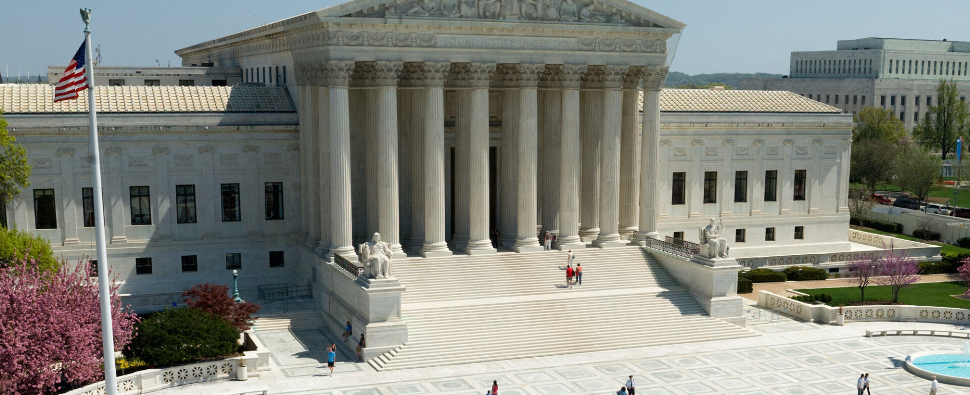Le bâtiment de la Cour suprême, à Washington | Domaine public
