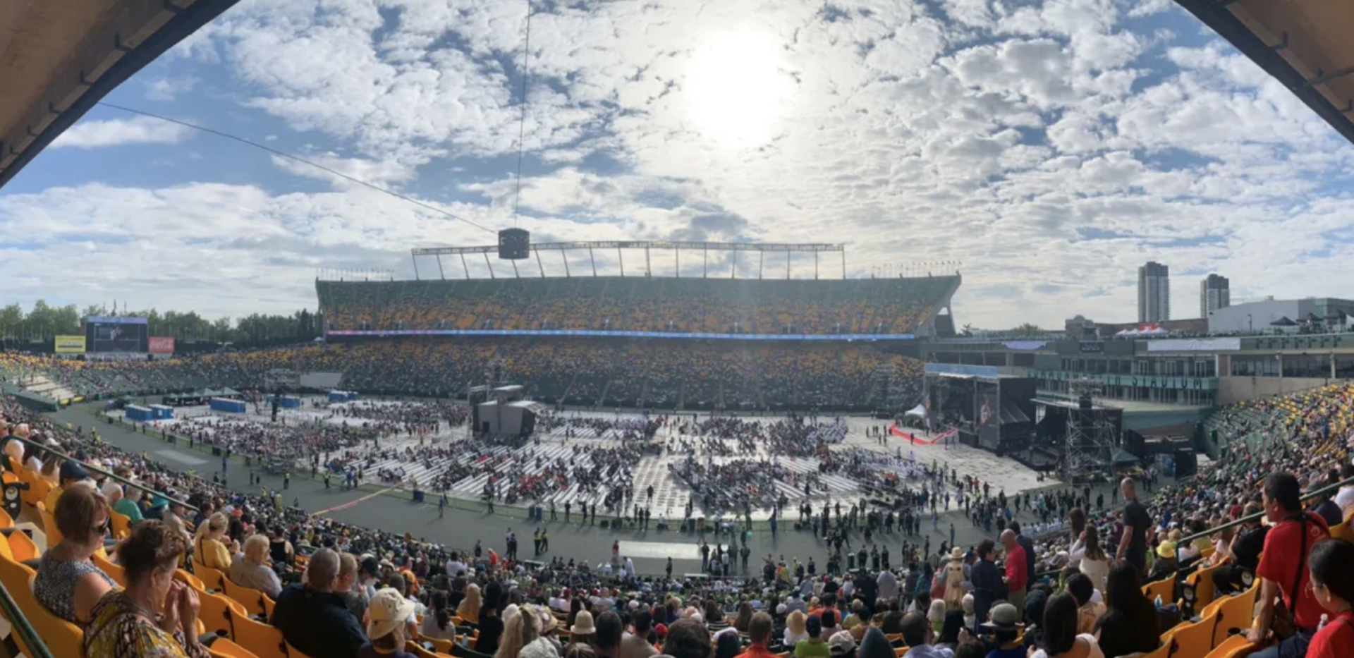 La messe du pape François, au stade Commonwealth d'Edmonton (Canada) | © Anne Kurian/IMEDIA