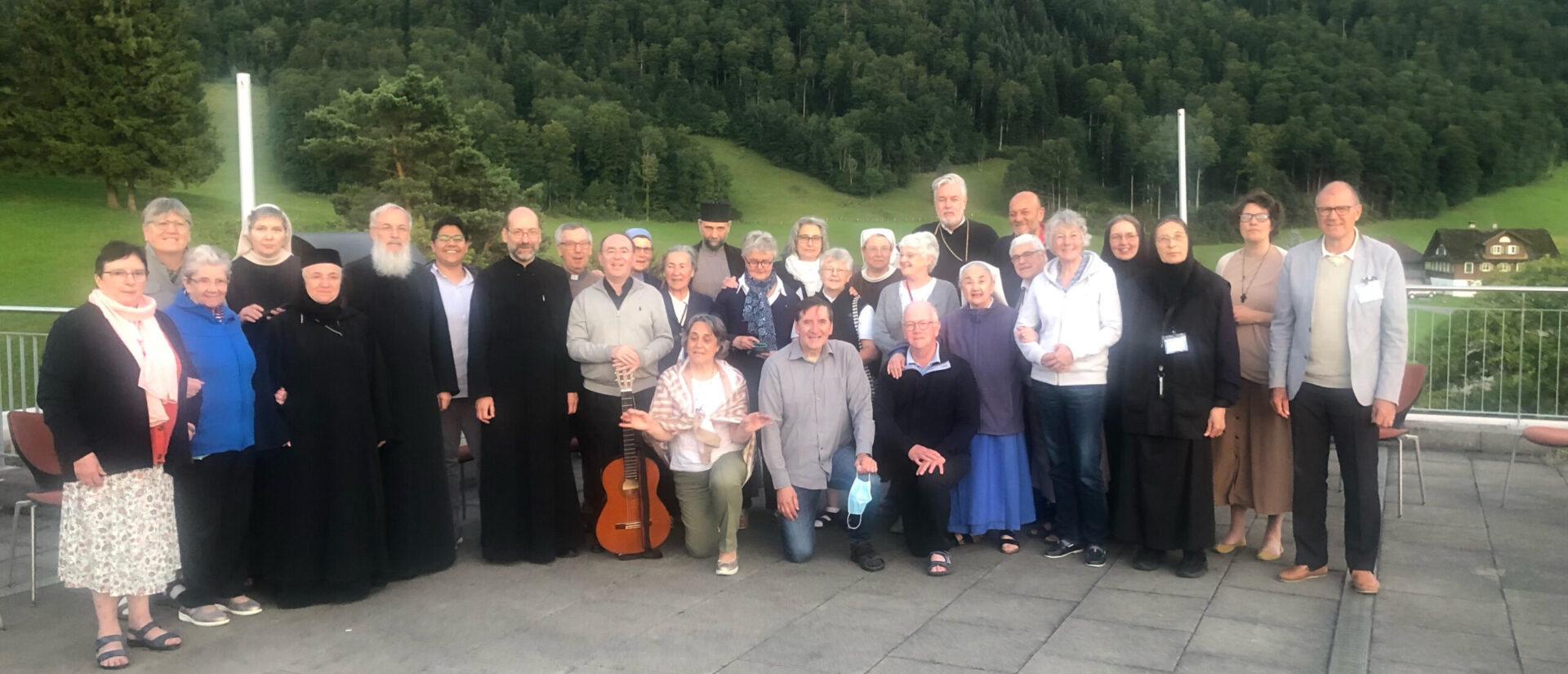 Les participants à la 38e «Rencontre internationale et interconfessionnelle des religieux et religieuses» (EIIR), à Sankt Niklausen (OW) | © DR