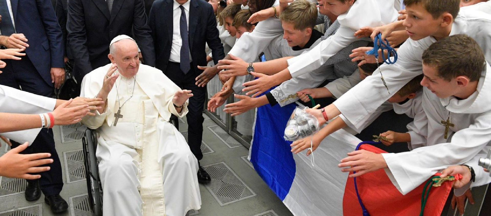 «N’aie pas honte de servir l’autel, même si tu es seul», a lancé le pape aux servants de messe | © Vatican Media