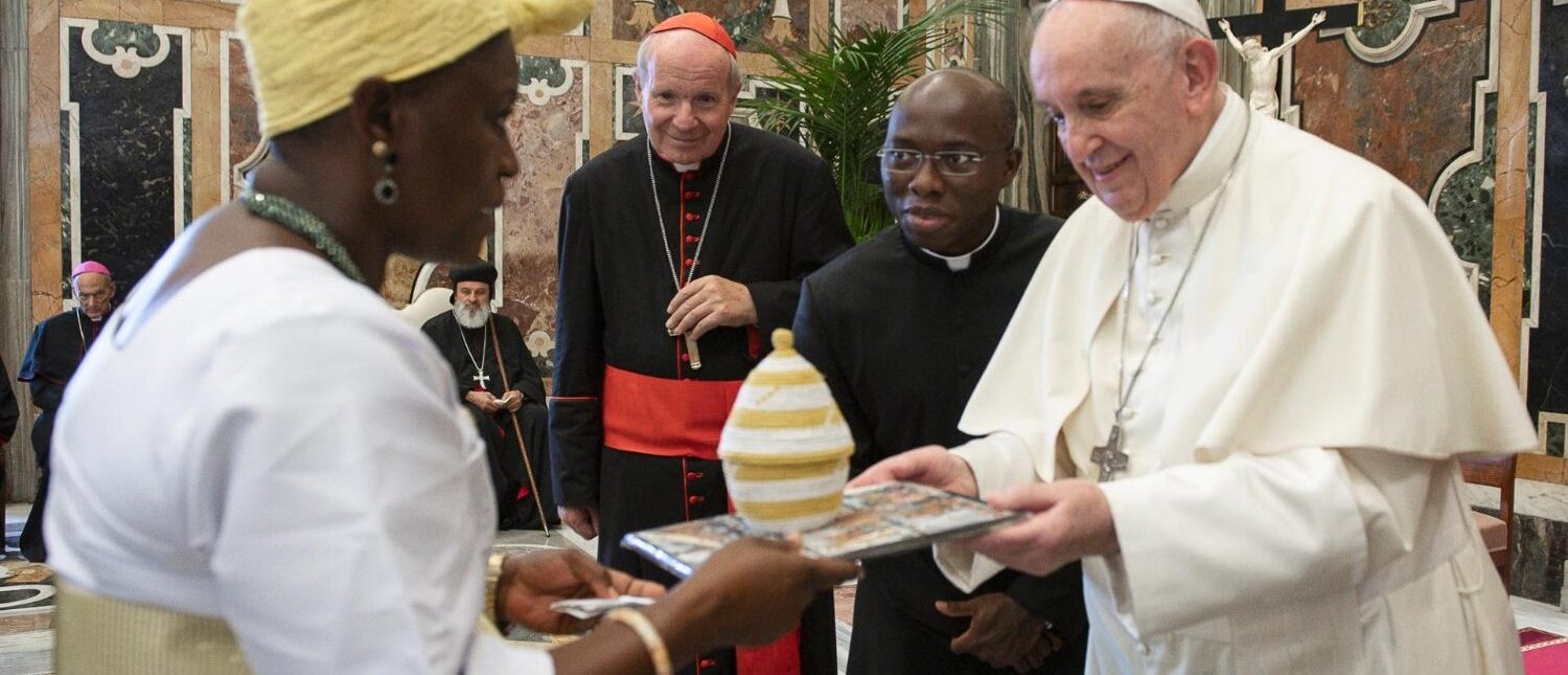 Le pape François a reçu des membres du Réseau international des législateurs catholiques | © Vatican Media