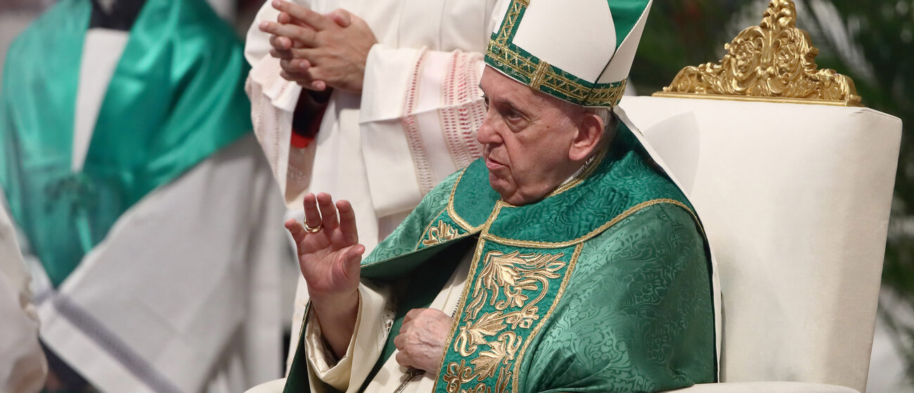 Pour le pape François, la liturgie "ne doit pas tourner le dos au monde" | © KEYSTONE/Mondadori Portfolio/Grzegorz Galazka
