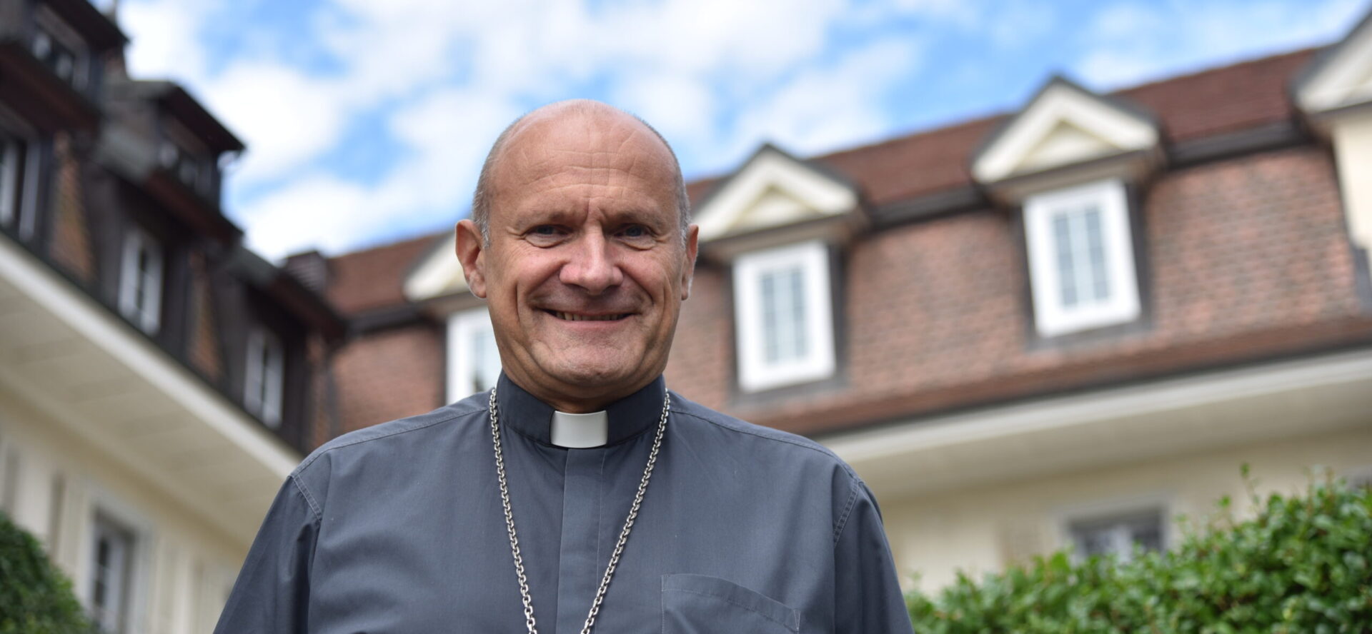 Mgr François Touvet, évêque de Châlons-en-Champagne, a passé trois jours à la Maison St-Dominique de Pensier (FR) | © Raphaël Zbinden