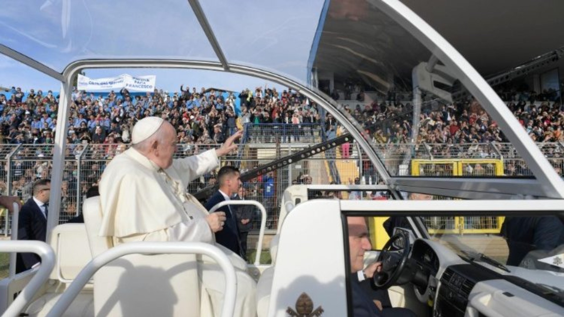 Le pape François à Matera  | © Vatican Media