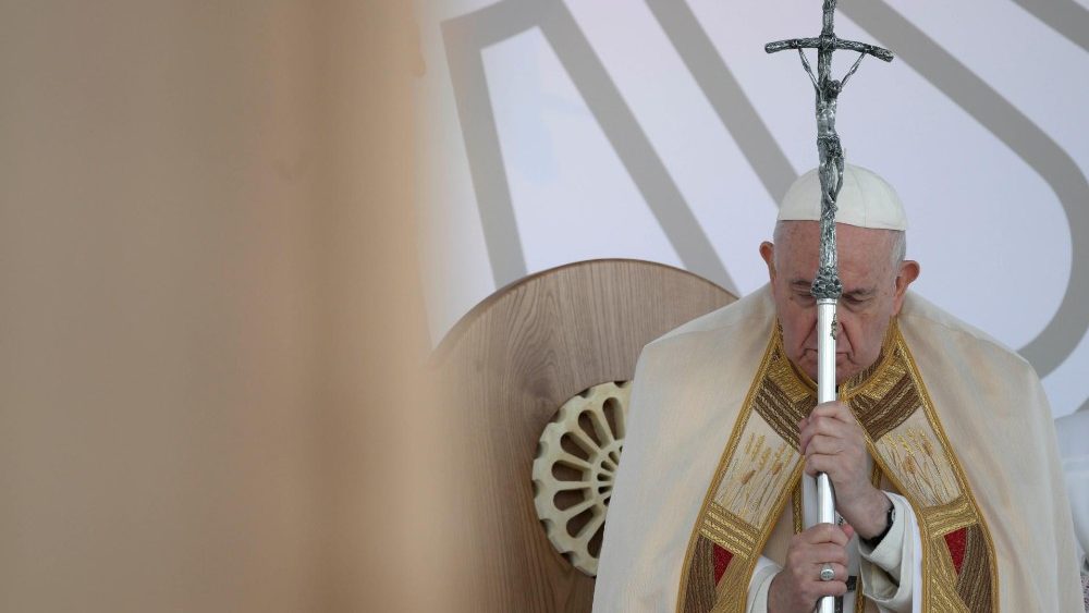 Le pape François a concélébré la messe à Matera le 25 septembre 2022 | © Vatican Media