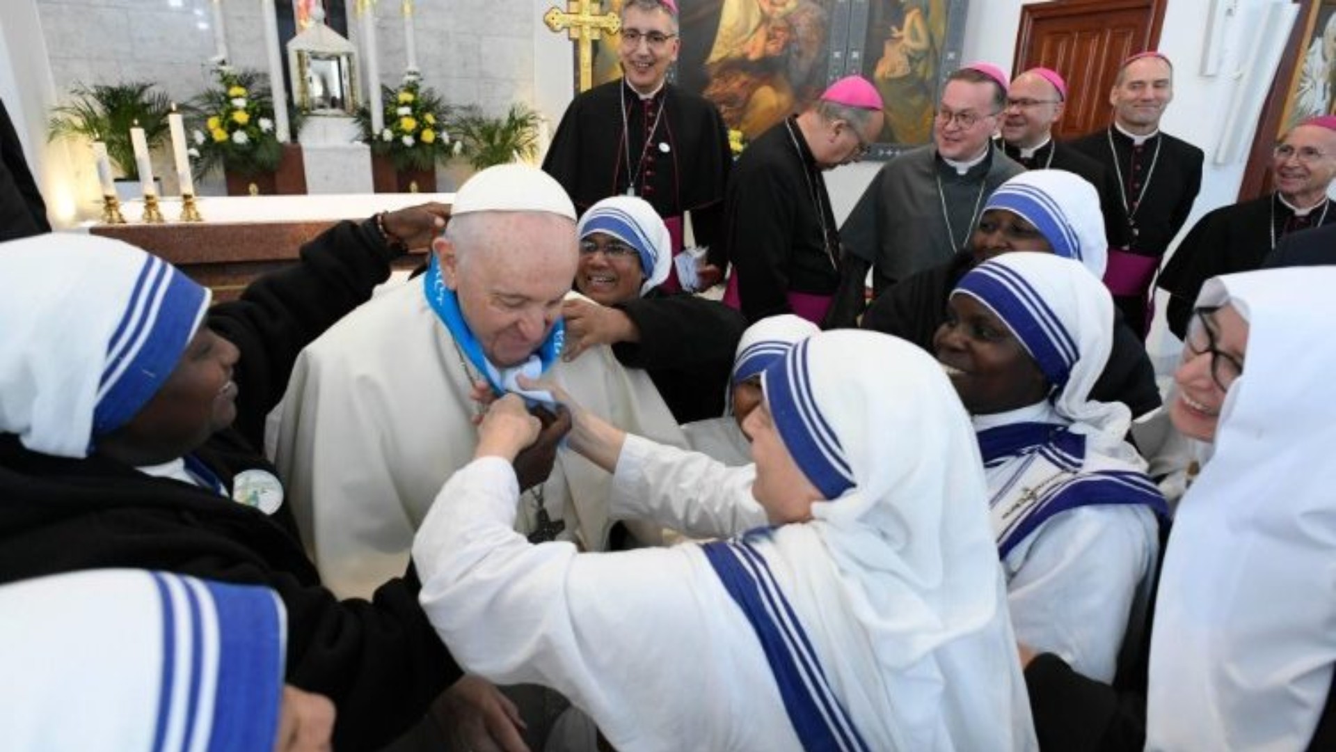 Le pape François à la cathédrale de Nour-Soultan, au Kazakhstan, le 15 septembre 2022 | © Vatican Media 