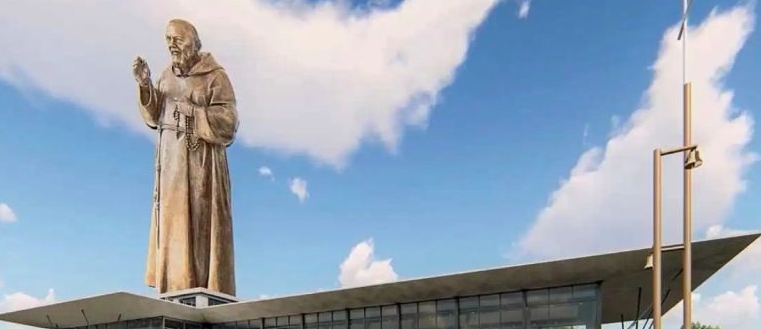 La statue de Padre Pio sur l'île de Cebu, aux Philippines, mesurera 30 mètres de haut | DR