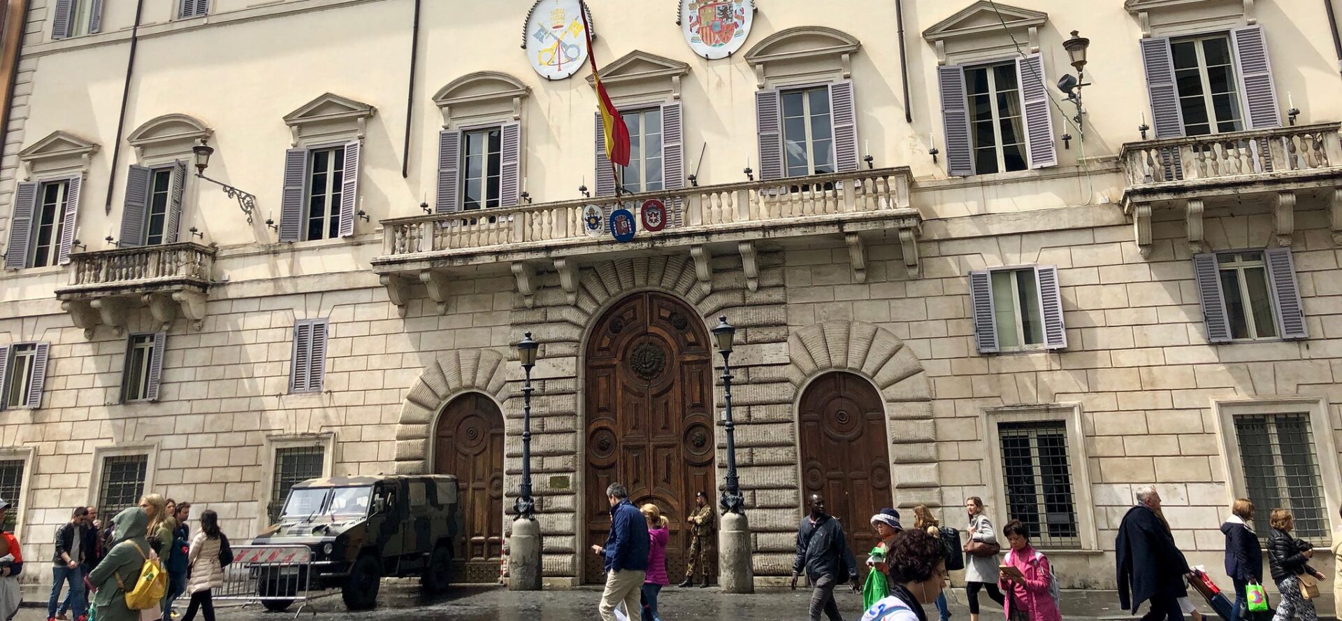 Le Palais d'Espagne ou Palais Monaldeschi, à Rome, abrite la plus vieille ambassade du monde | Warren Lemay, domaine public