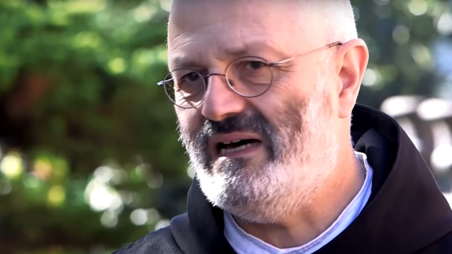 Dom Mauro Lepori, Abbé général des cisterciens | capture d'écran Caritas Ticino 