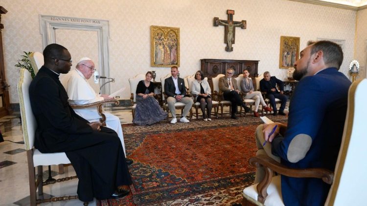 Le pape François s'est montré très disponible pour les aumôniers vaudois | Vatican Media 