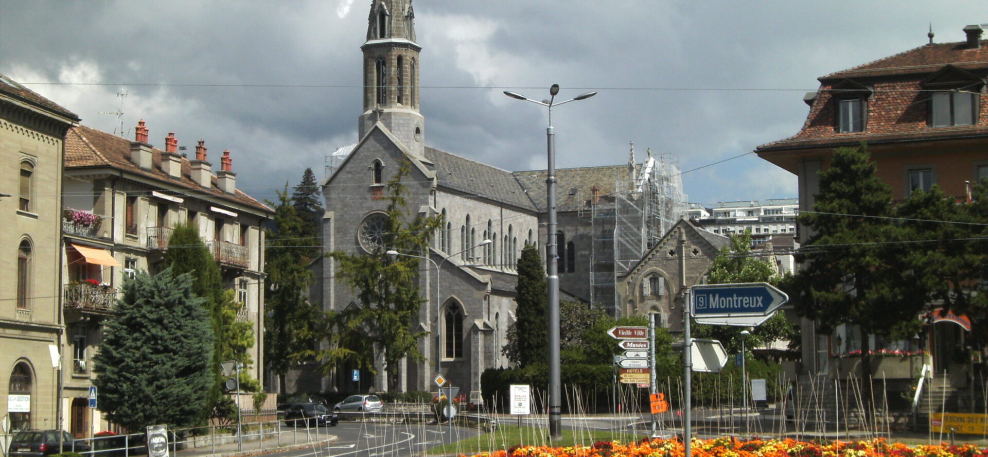 L'église Notre-Dame de l'Annonciation, à Vevey, a été consacrée en 1872 | © Jmh2o/Wikimedia Commons/CC BY-SA 3.0