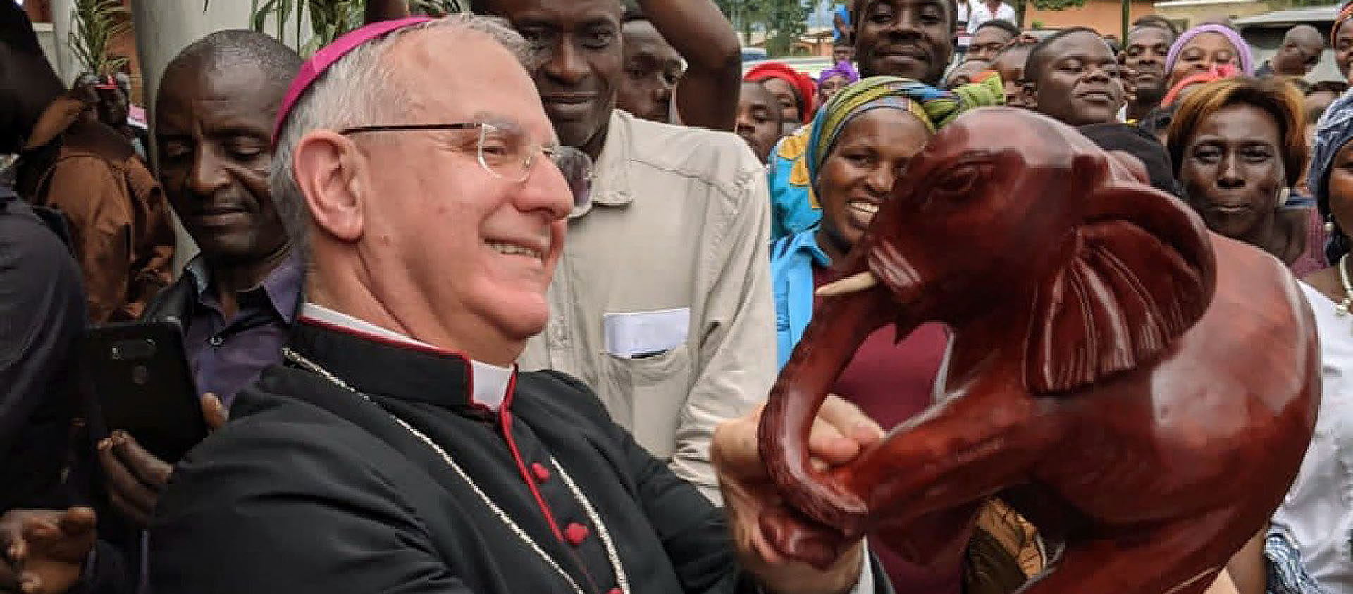 Mgr Julio Murat, ici au Cameroun en 2022 | © Vatican Media