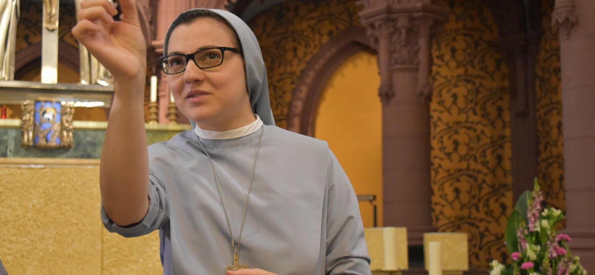 Soeur Cristina Scuccia s'était produite à l'occasion du bicentenaire de la paroisse Notre-Dame de l'Assomption, en 2017 à Neuchâtel | © Jacques Berset