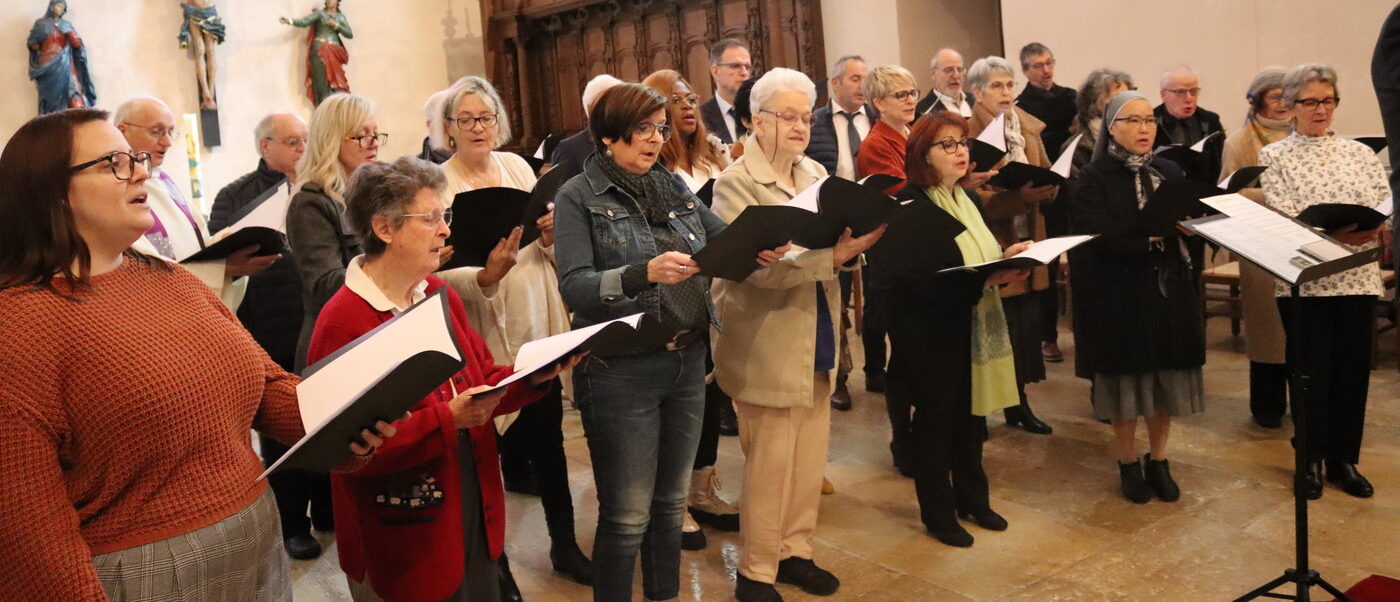 La chorale de la Saint-Cécile de Porrentruy (JU) a animé la célébration de ses 150 ans, les 26 et 27 novembre 2022 | © Service de communication du Jura pastoral