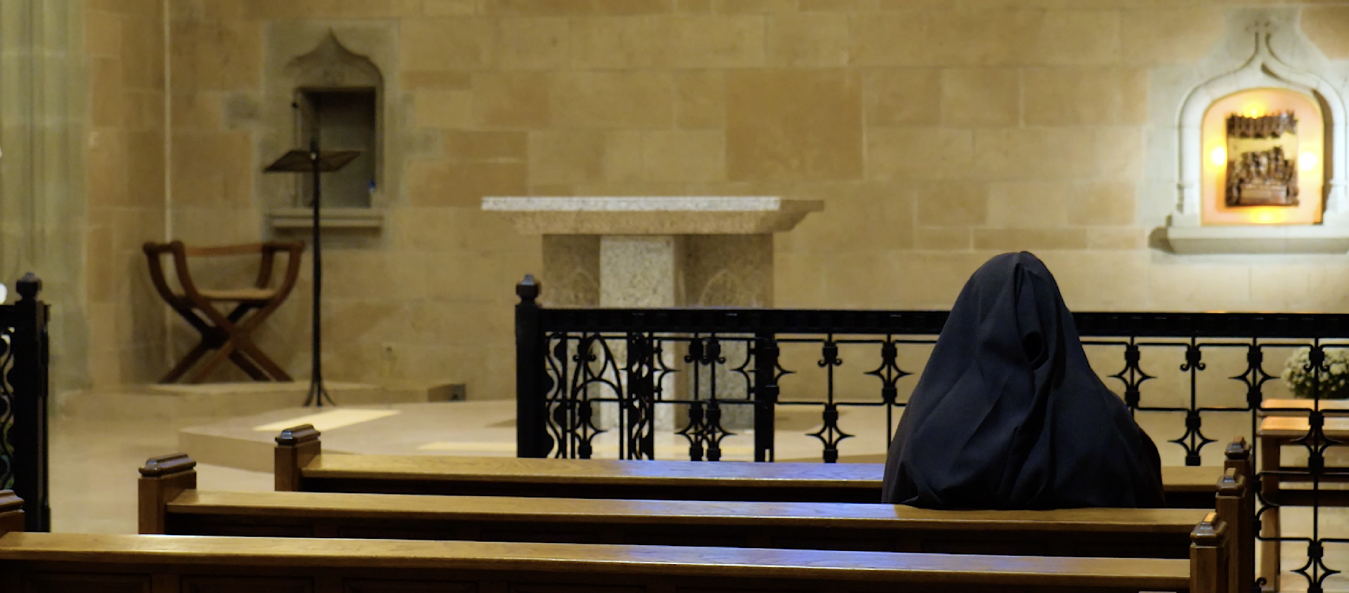 Sœur Christiane de la Trinité, 91 ans, rappelle aux laïcs de prendre un temps de recueillement chaque jour | © Christophe Giordani