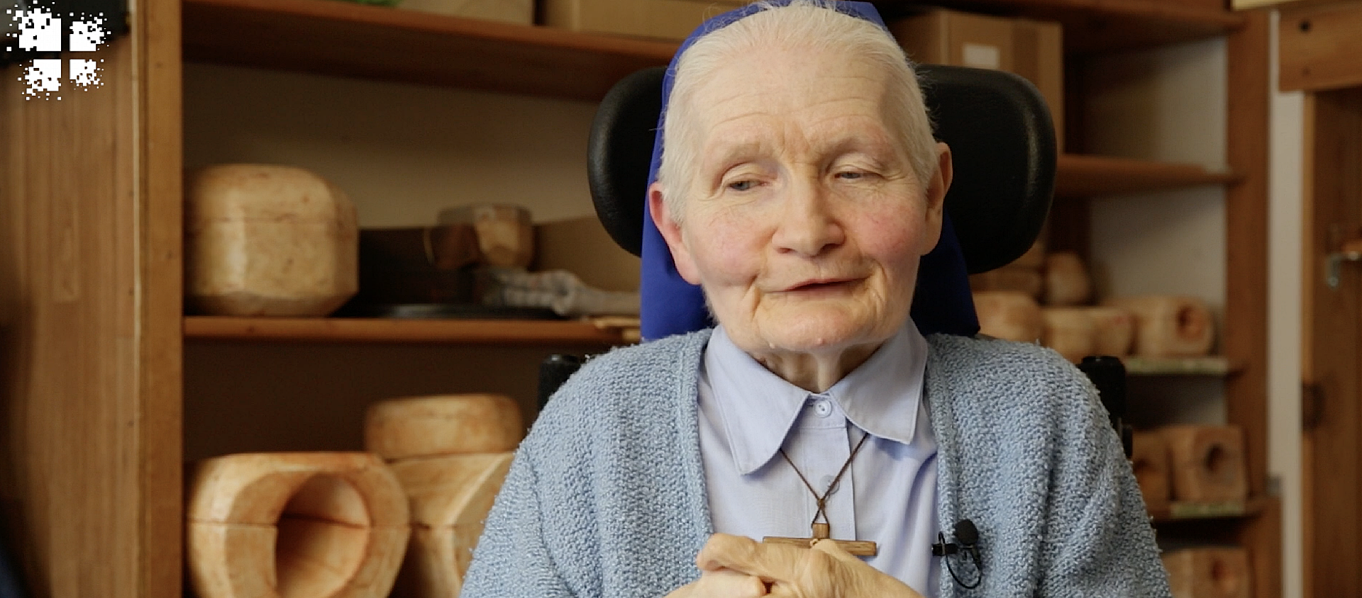 Sœur Maria-Hedwig raconte le sourire de l'enfant Jésus | © Bernard Hallet