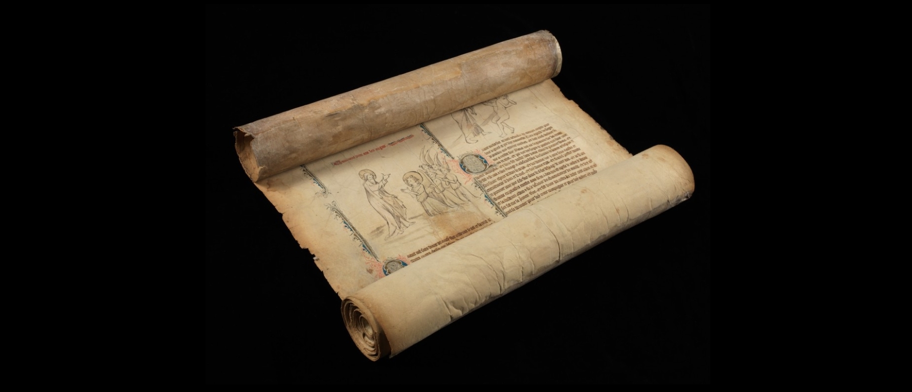 Le 'Manuscrit des six âges du monde' est un parchemin de 8,5 mètres de long | e-codices