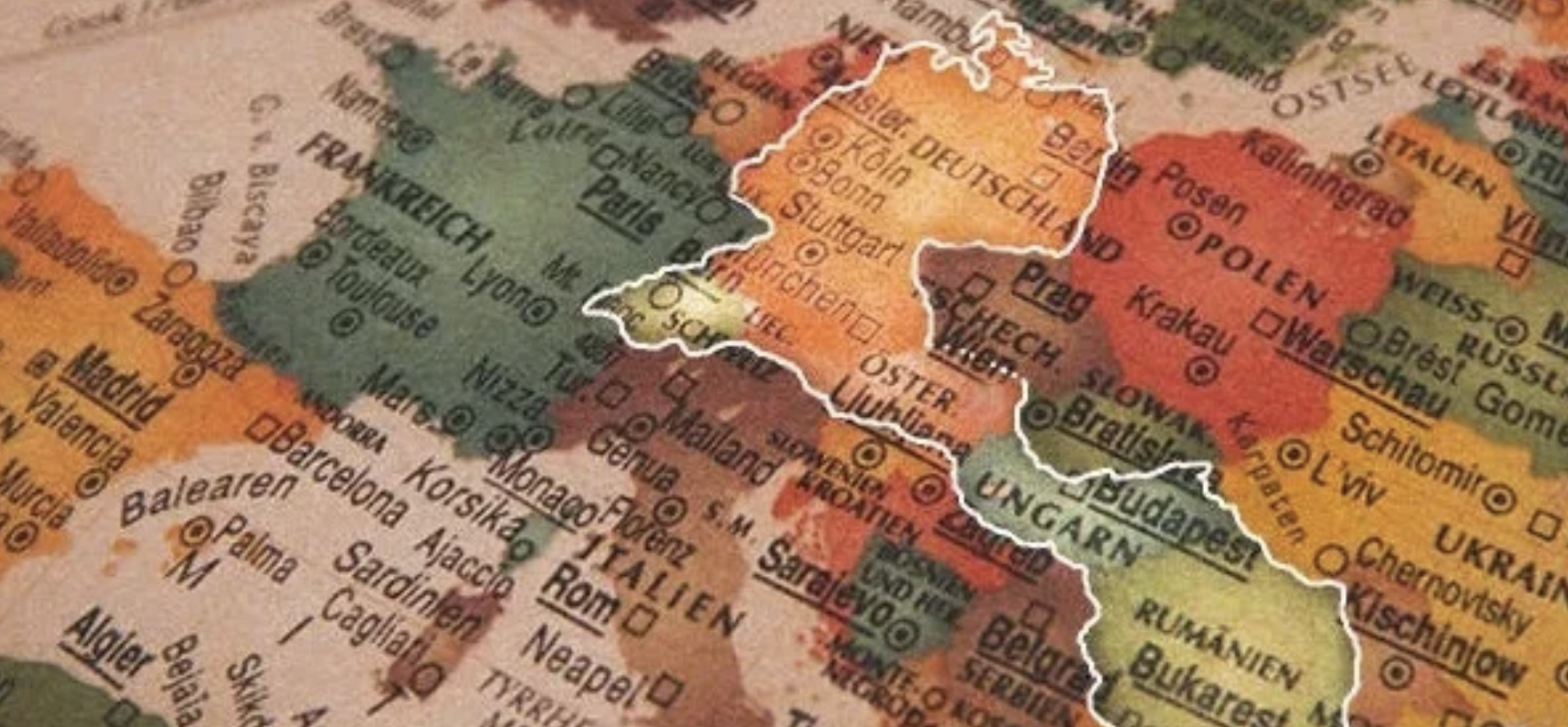Les limites de la nouvelle "Région d'Europe centrale" de l'Opus Dei | © opusdei.org