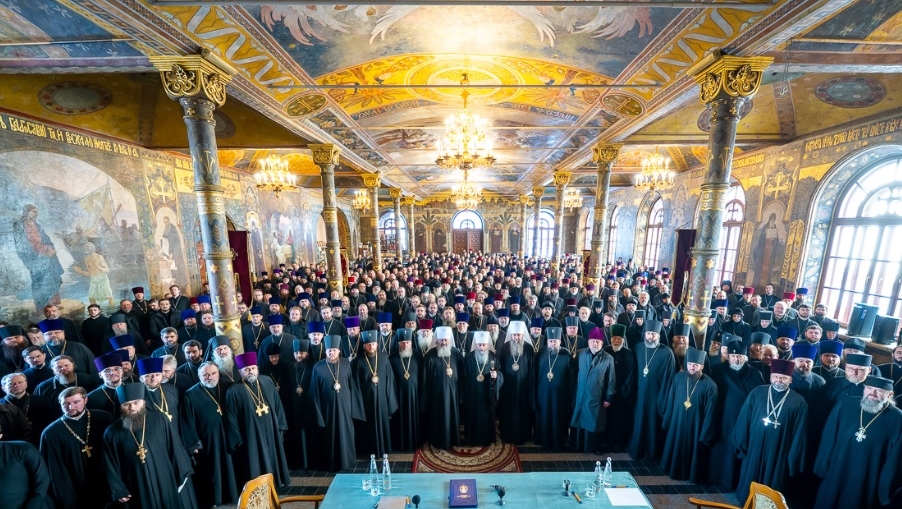Les évêques et une partie du clergé de l'Eglise orthodoxe ukrainienne | DR 