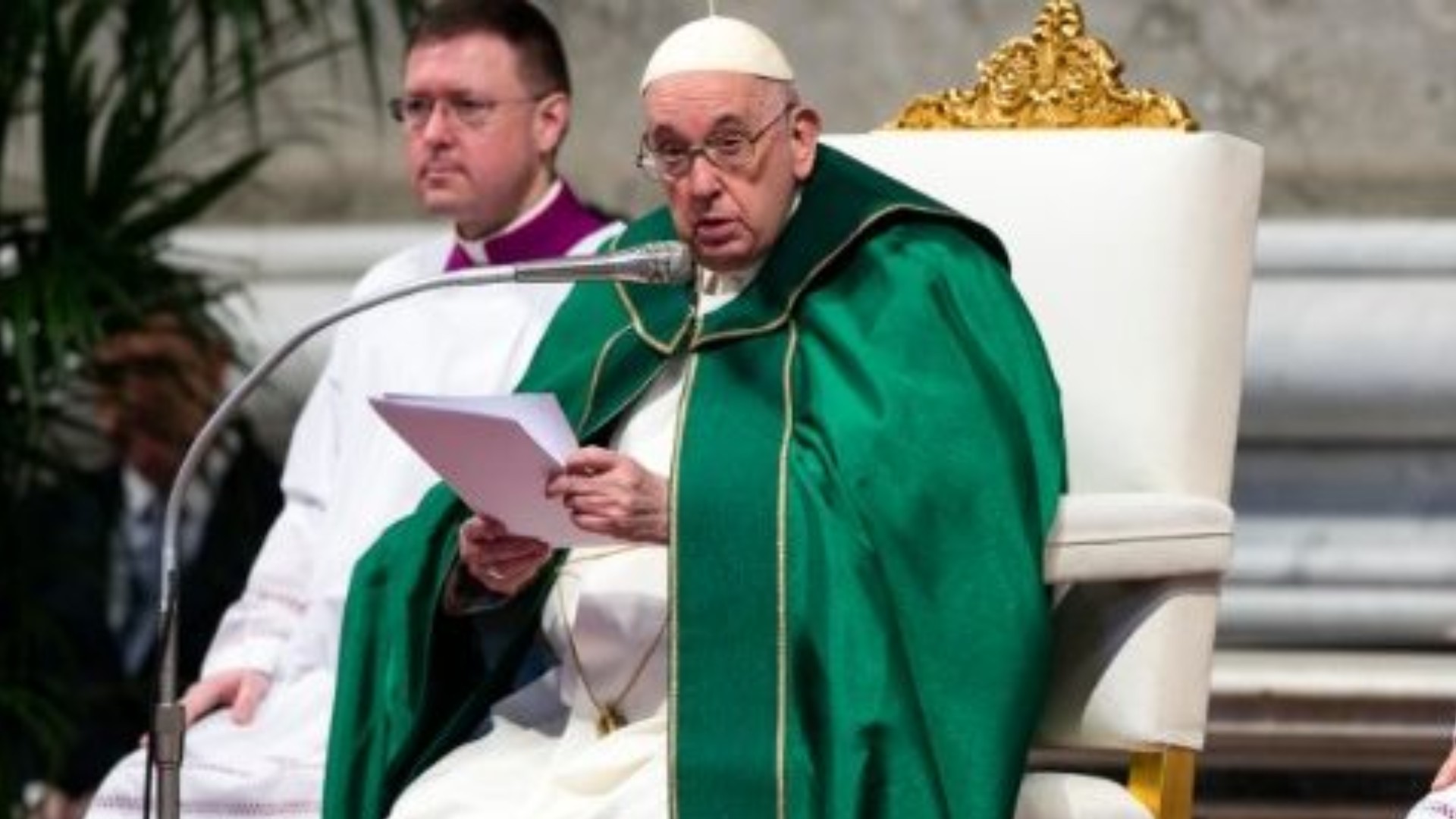 Le pape François lors de la messe du Dimanche de la Parole de Dieu, le 22 janvier 2023  | © Vatican Media