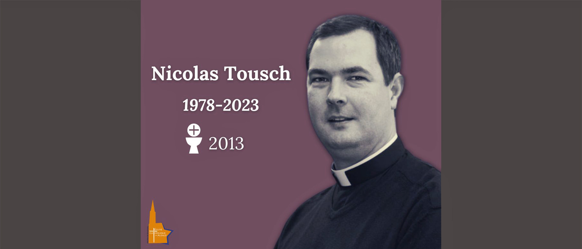 L'abbé Nicolas Tousch est décédé accidentellement à 44 ans | © Église catholique en Alsace - Facebook