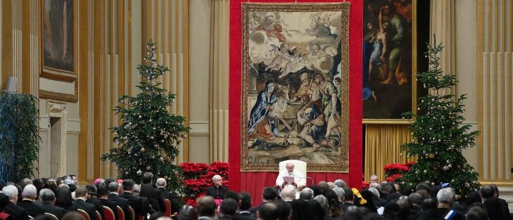Comme il est de tradition en début d'année, le pape François a rencontré les ambassadeurs auprès du Saint-Siège, le 9 janvier 2023 | © Vatican Media