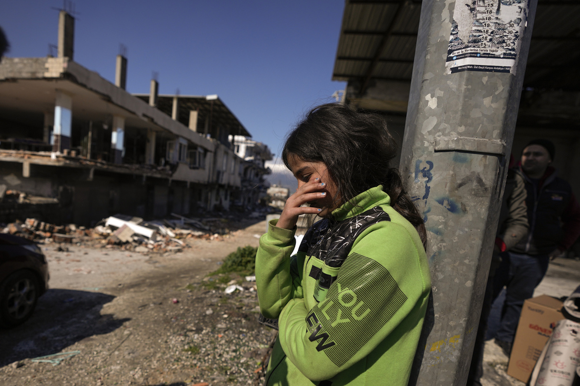 La ville d'Antakya (anciennement Antioche) a été très gravement frappée par le séisme, 8 février 2023 | © Keystone/AP/Khalil Hamra