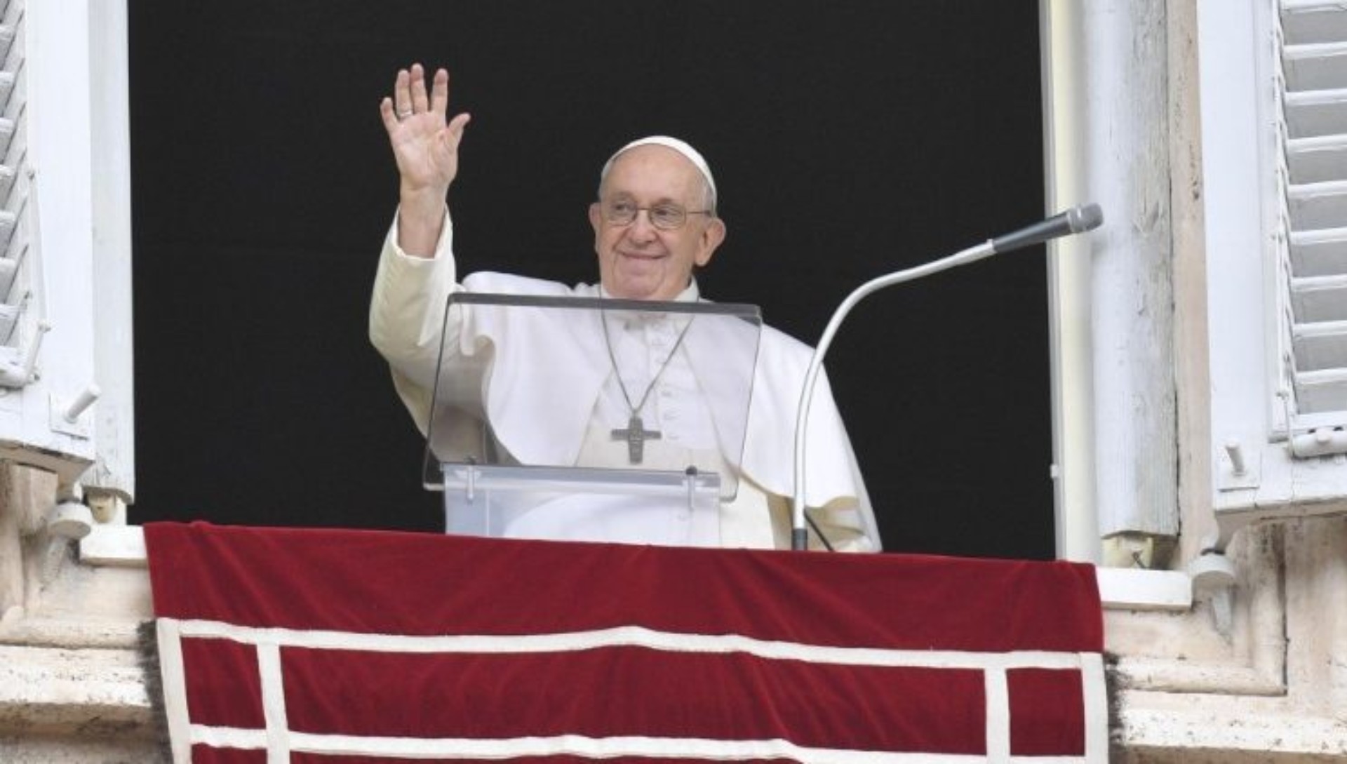 Le pape François lors de la prière mariale du Regina Caeli | © Vatican Media