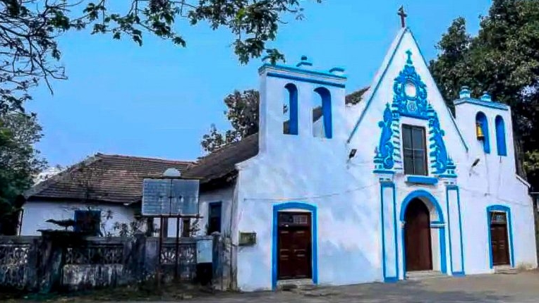 La chapelle Notre-Dame d'Angustias, à Daman, en Inde est menacée de démolition | DR eda 