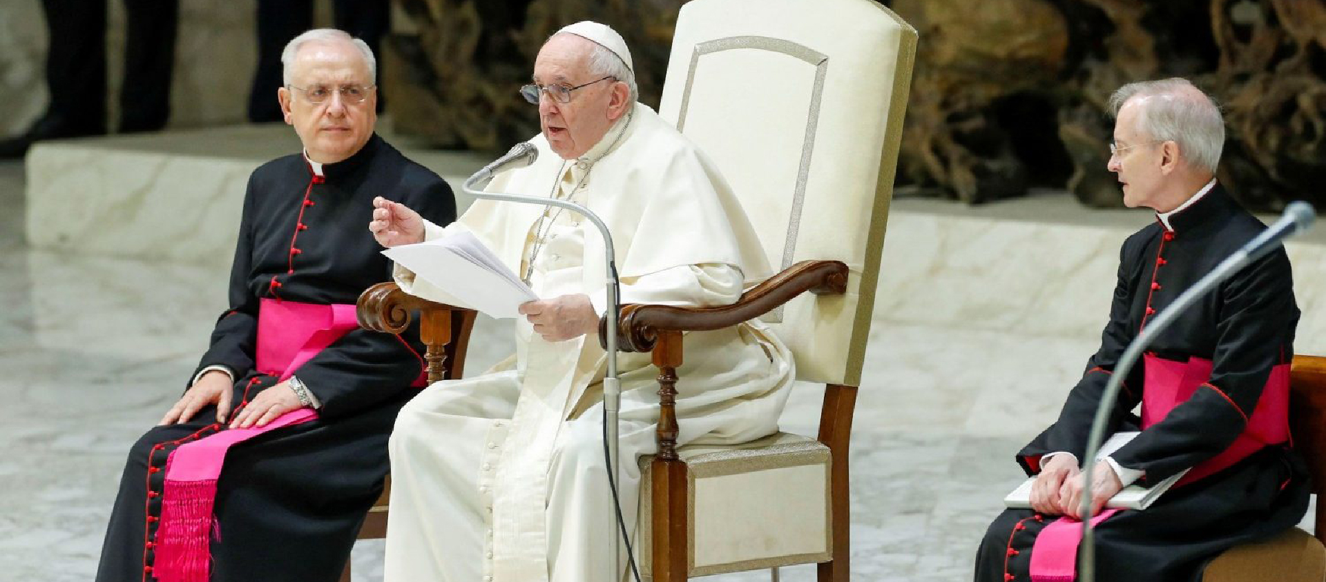 «Évangéliser, ce n’est pas dire: 'Regardez … Bla-bla bla-bla’ et rien de plus. C’est une passion», a enseigné le pape | © Vatican Media
