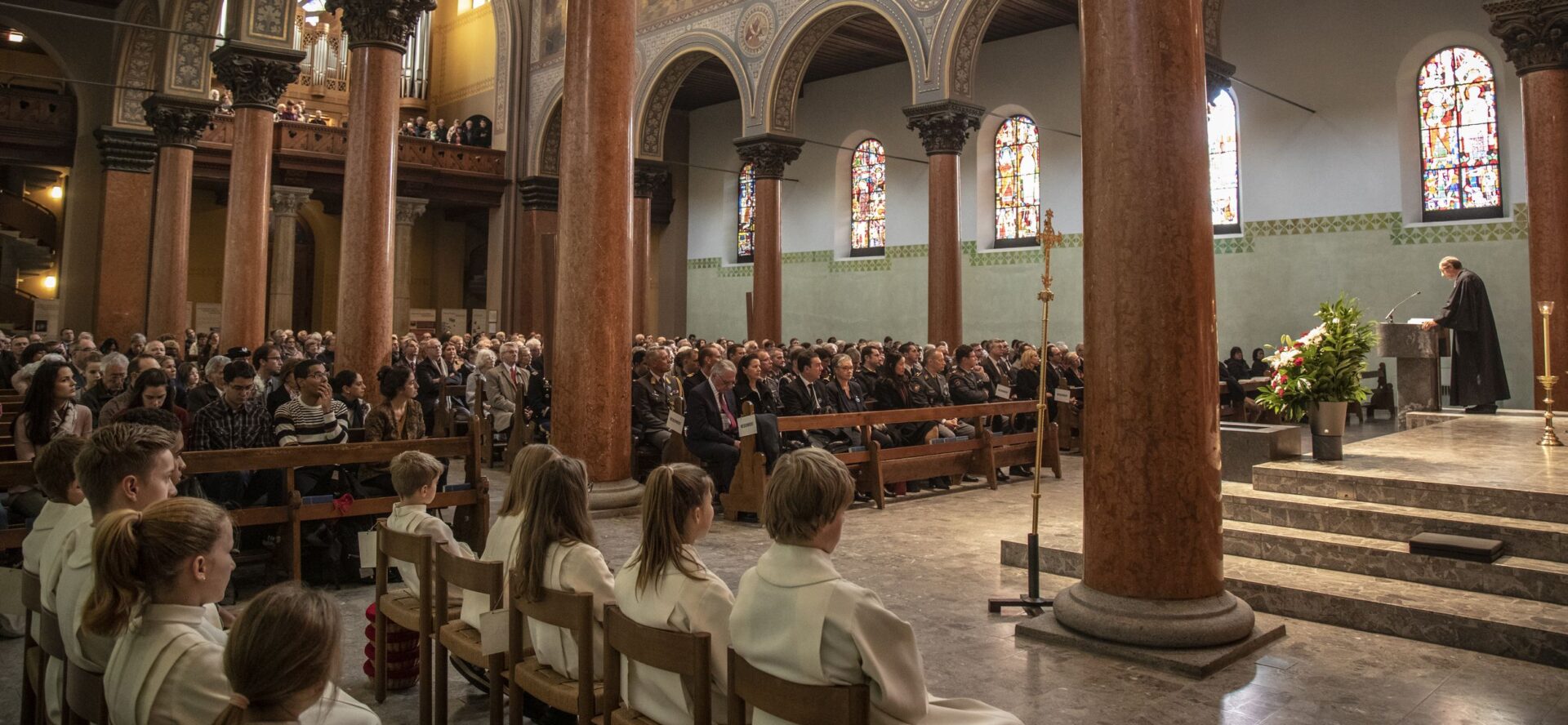 Une messe de la communauté francophone de Berne, dans la basilique de la Trinité | © kathbern.ch