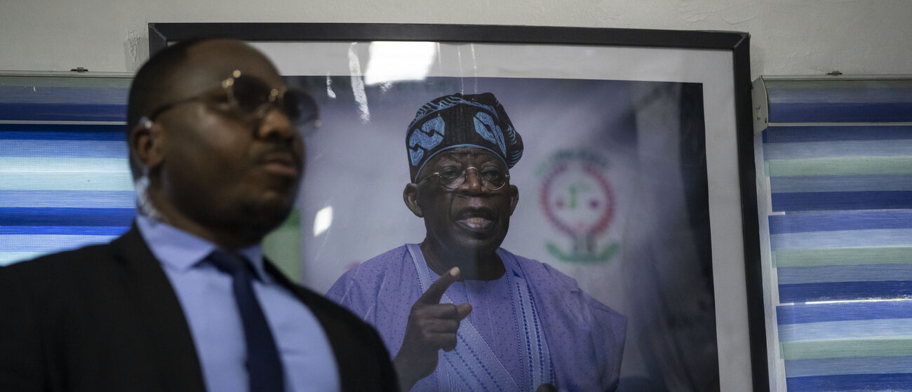 Bola Ahmed Tinubu a été déclaré le 1er mars 2023 vainqueur de l'élection présidentielle au Nigeria | © AP Photo/Ben Curtis/Keystone