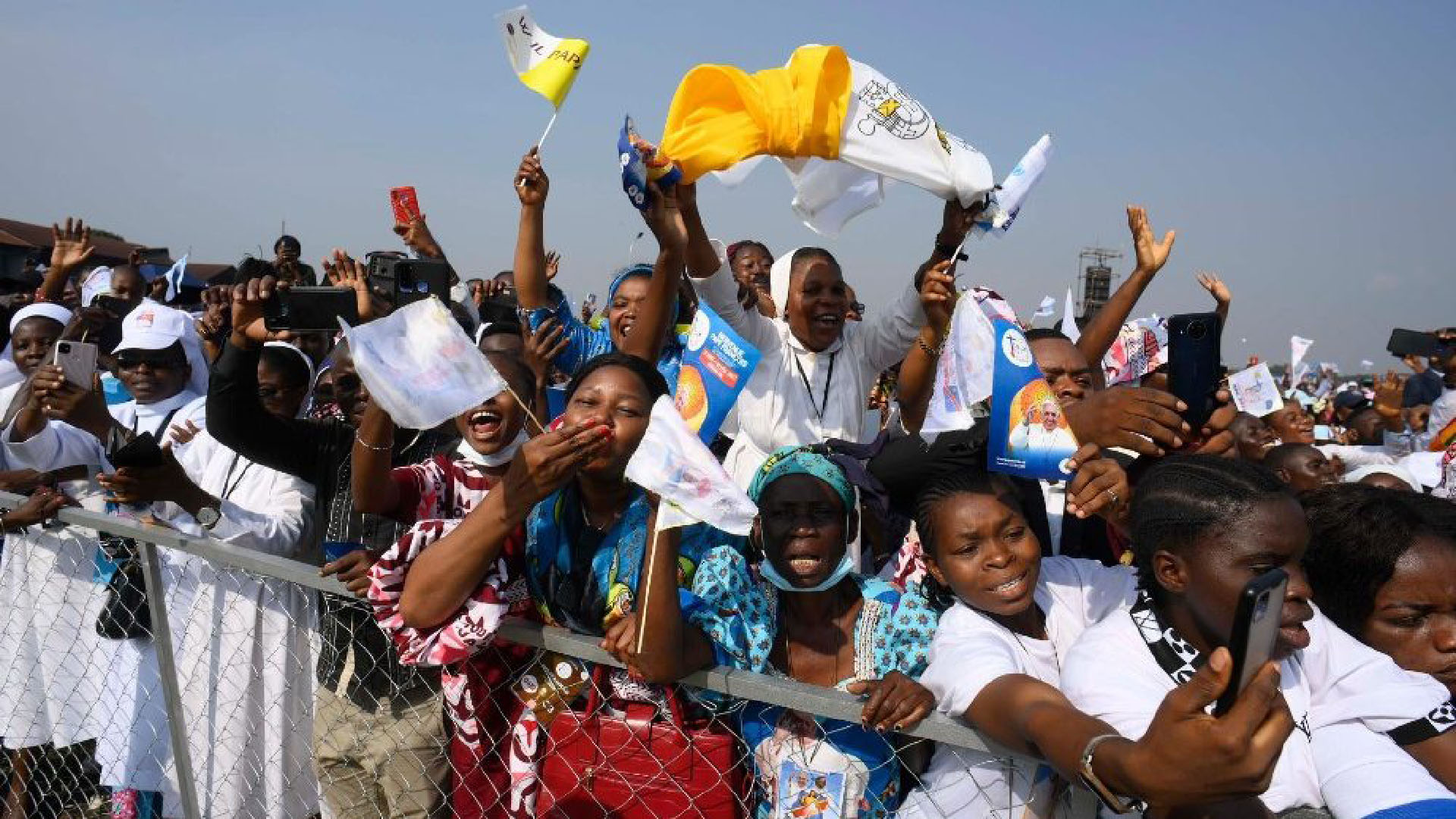 Les catholiques ont progressé de 3,1% en Afrique, ici lors de la messe du pape à Kinshasa, en RDC | © Vatican Media