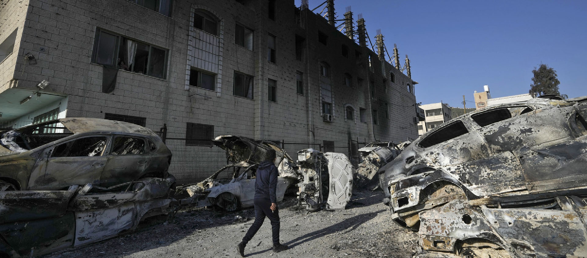 L'attaque de la bourgade d'Huwara a fait un mort et des dizaines de blessés parmi les Palestiniens | © Keystone/AP Photo/Majdi Mohammed