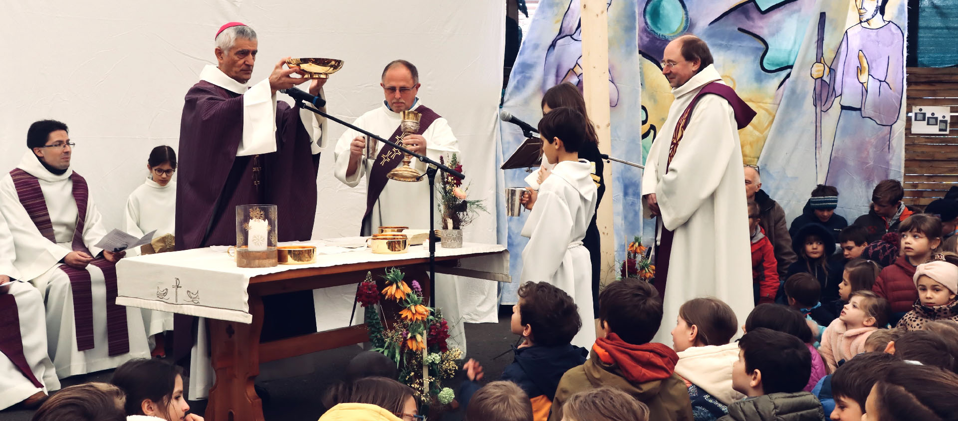 La messe a été pensée pour les enfants | © Pastorale de la famille/Diocèse de Sion