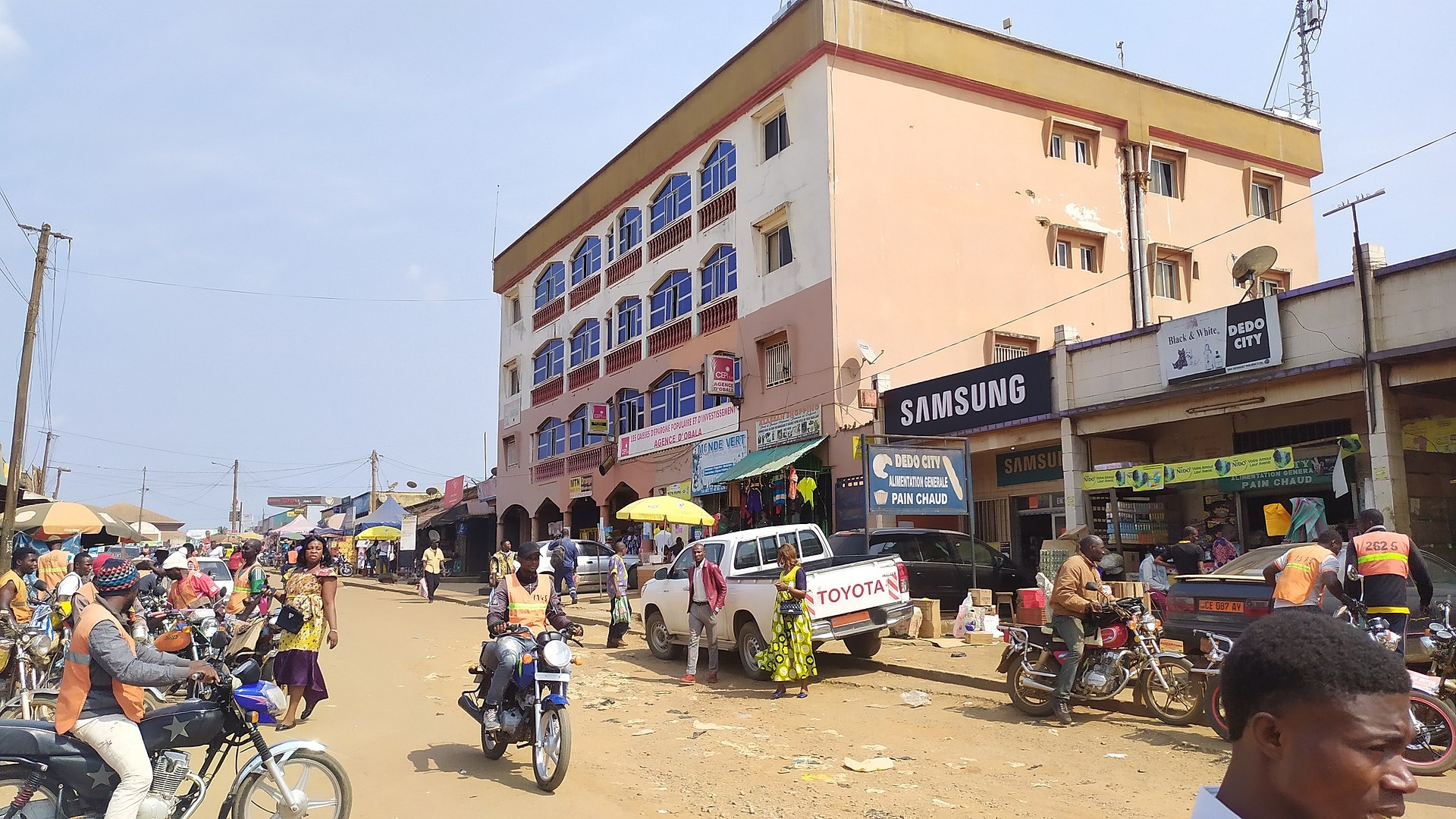 La ville d'Obala est à une cinquantaine de kilomètres de la capitale du Cameroun Yaoundé | wikimedia commons Minette Lontsie CC-BY-SA-4.0
