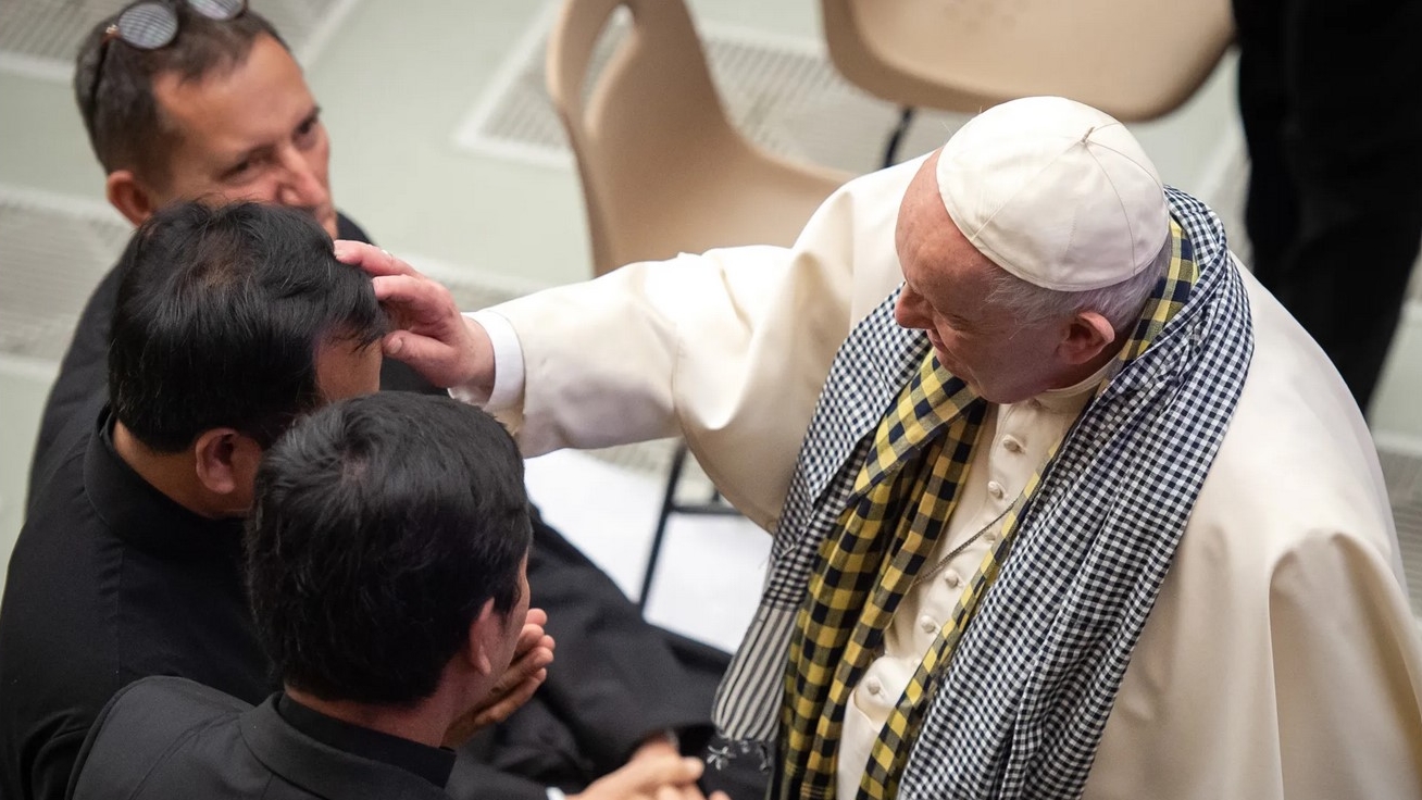 Le pape François lors d'une audience | © Antoine Mekary I.MEDIA