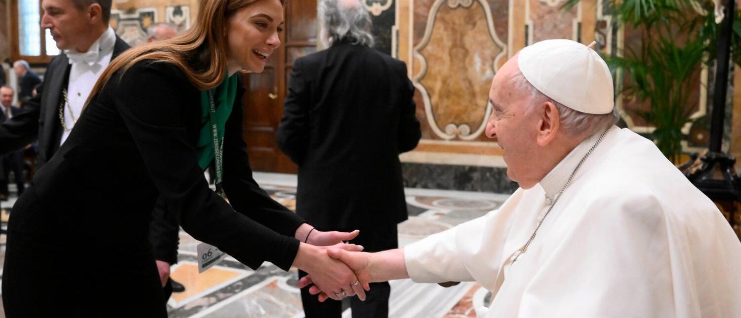 Le pape François a reçu les membres de l'Alliance stratégique des universités de recherche catholiques et de la Fondation Centesimus Annus Pro Pontefice, le 11 mars 2023 | © Vatican Media