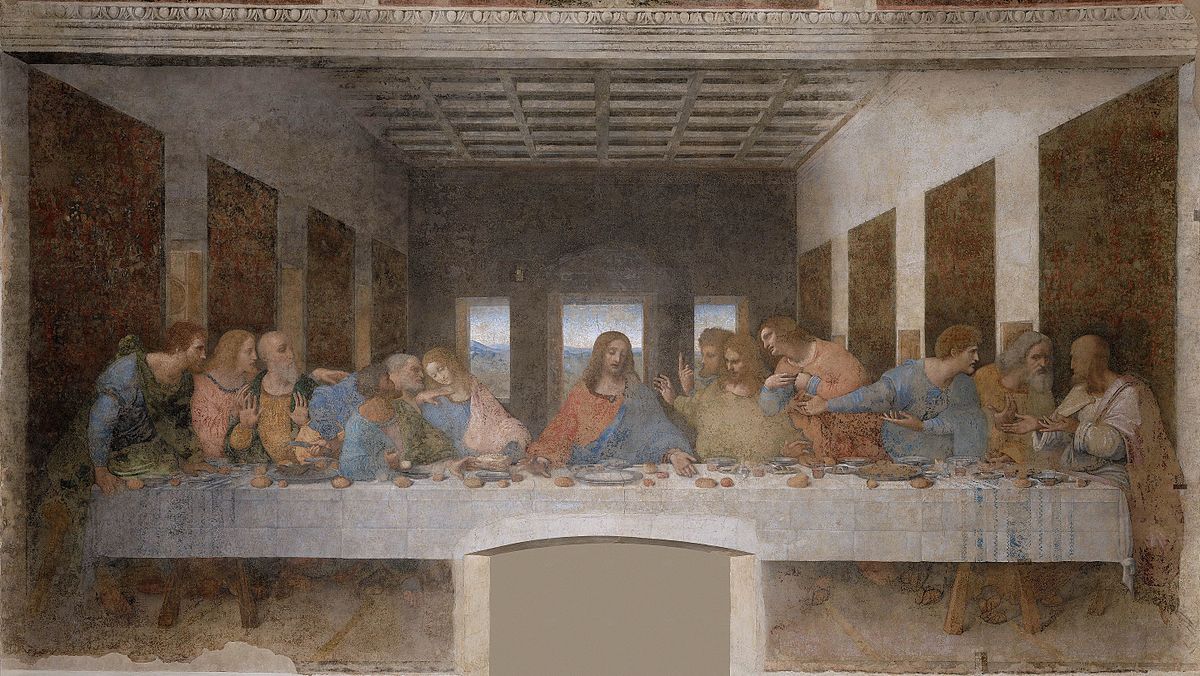 La Cène de Léonard de Vinci au couvent Santa Marie delle Grazie, à MIlan