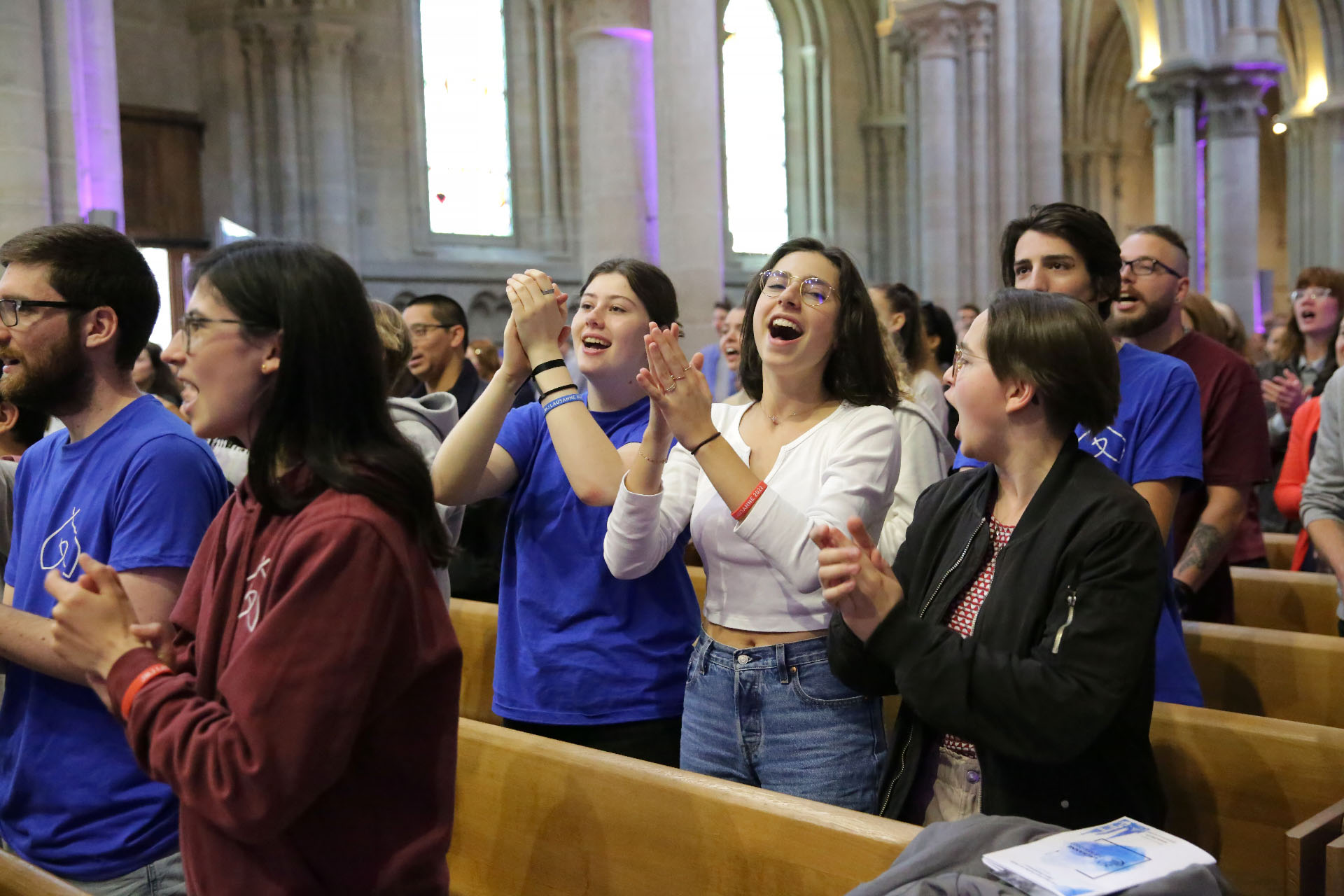 Evoquant les JMJ, le pape a invité les jeunes à avoir «un cœur brûlant et des pieds en marche» | © Bernard Hallet