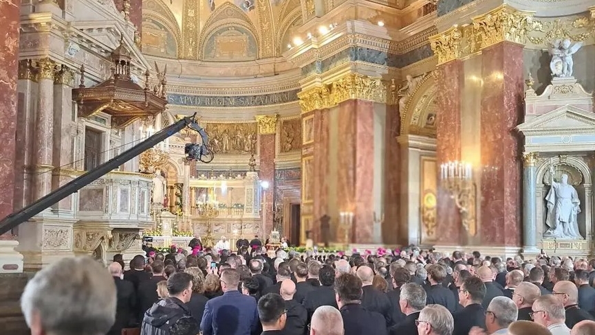 La co-cathédrale Saint-Etienne de Budapest a acceuilli le pape François | © Anna Kurian I.MEDIA