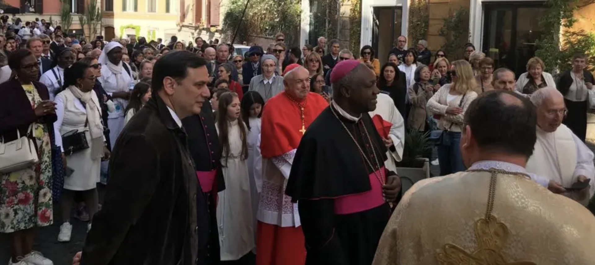 Le cardinal Jean-Marc Aveline a pris possession de son église dans le quartier romain de Santa Maria ai Monti | © Camille Dalmas/IMEDIA