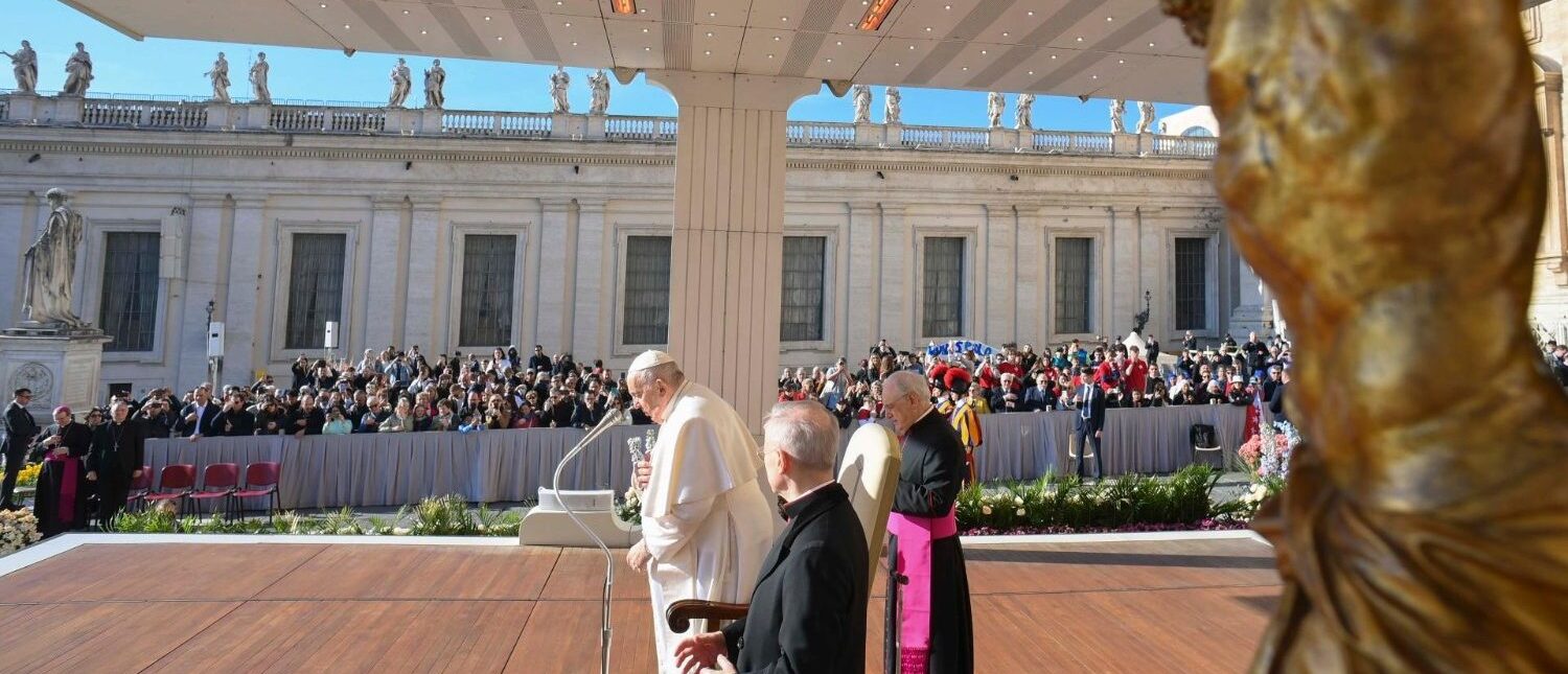 Le pape François à l'audience générale du 12 avril 2023 | © Vatican Media