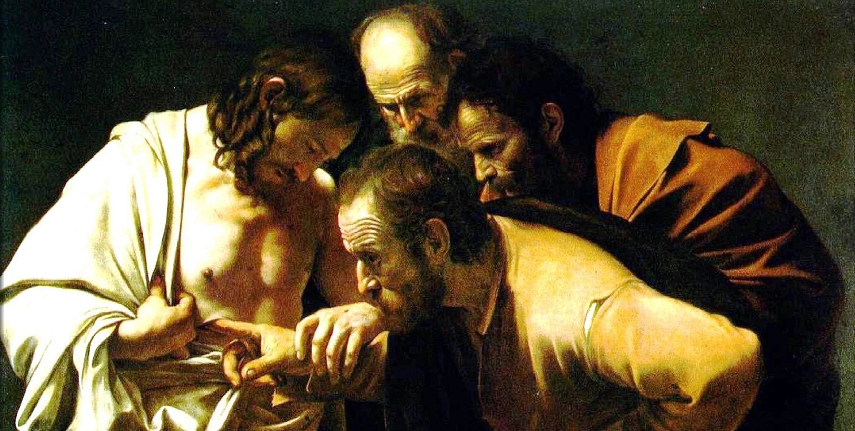 L'incrédulité de saint Thomas par Le Caravage (1603) | © sdlary/Flickr/CC BY-NC 2.0