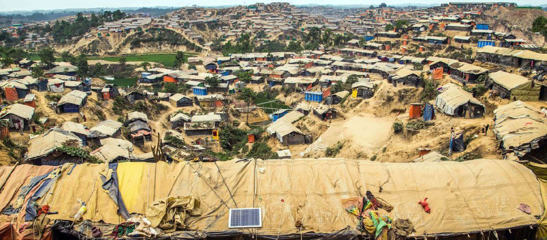 Le camp de réfugiés de Kutupalong à Cox's Bazar, au Bangladesh, accueille des centaines de milliers de Rohingyas qui ont fui les violences au Myanmar | © UNOCHA/Vincent Tremeau