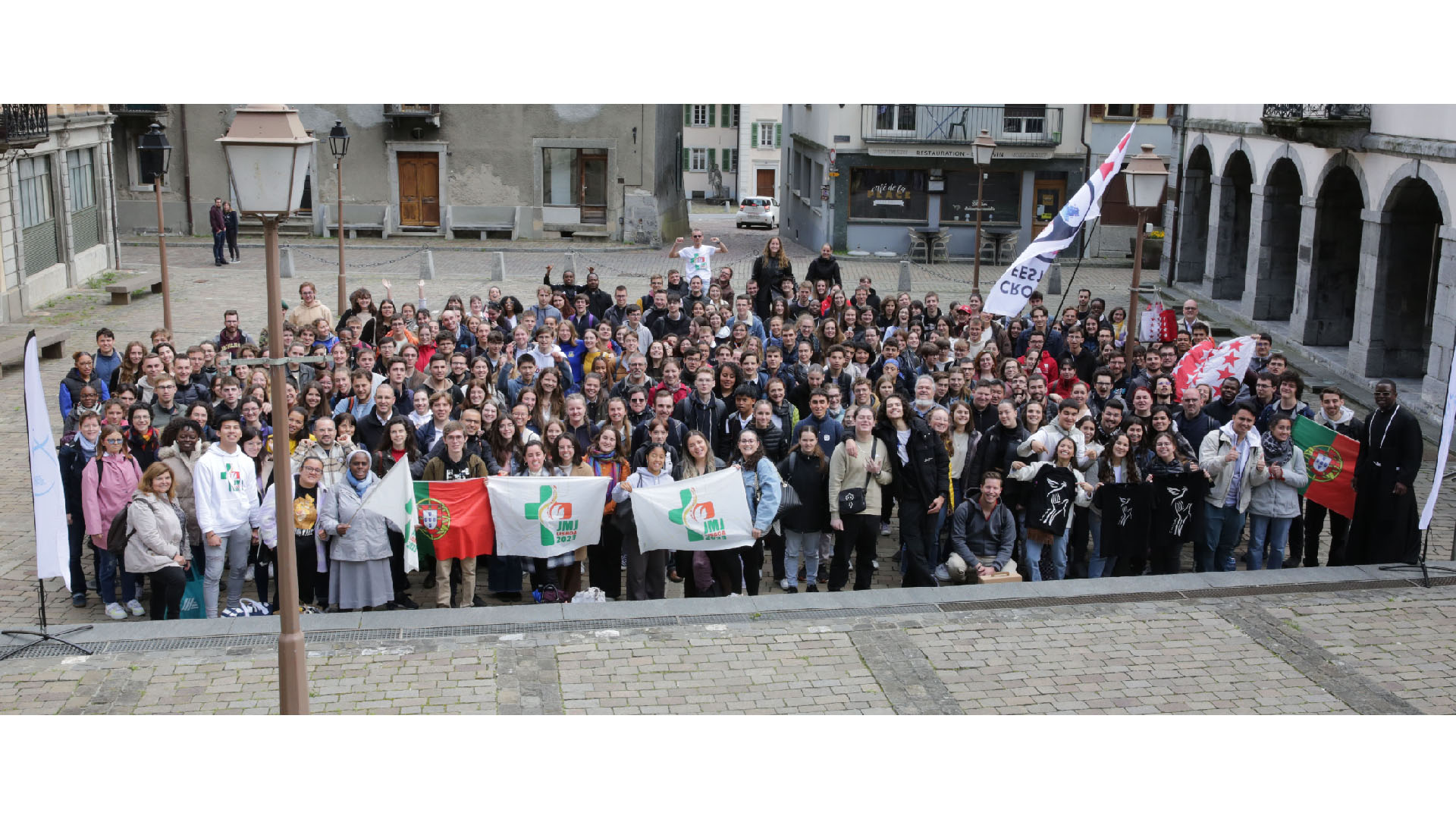 500 jeunes romands participaeront aux JMJ à Lisbonne. Ici  lors de la journée de préparation à St-Maurice | Bernard Hallet