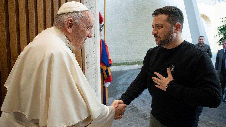 Le pape François accueille le président Zelensky au Vatican Vatican Media | © Vatican Media