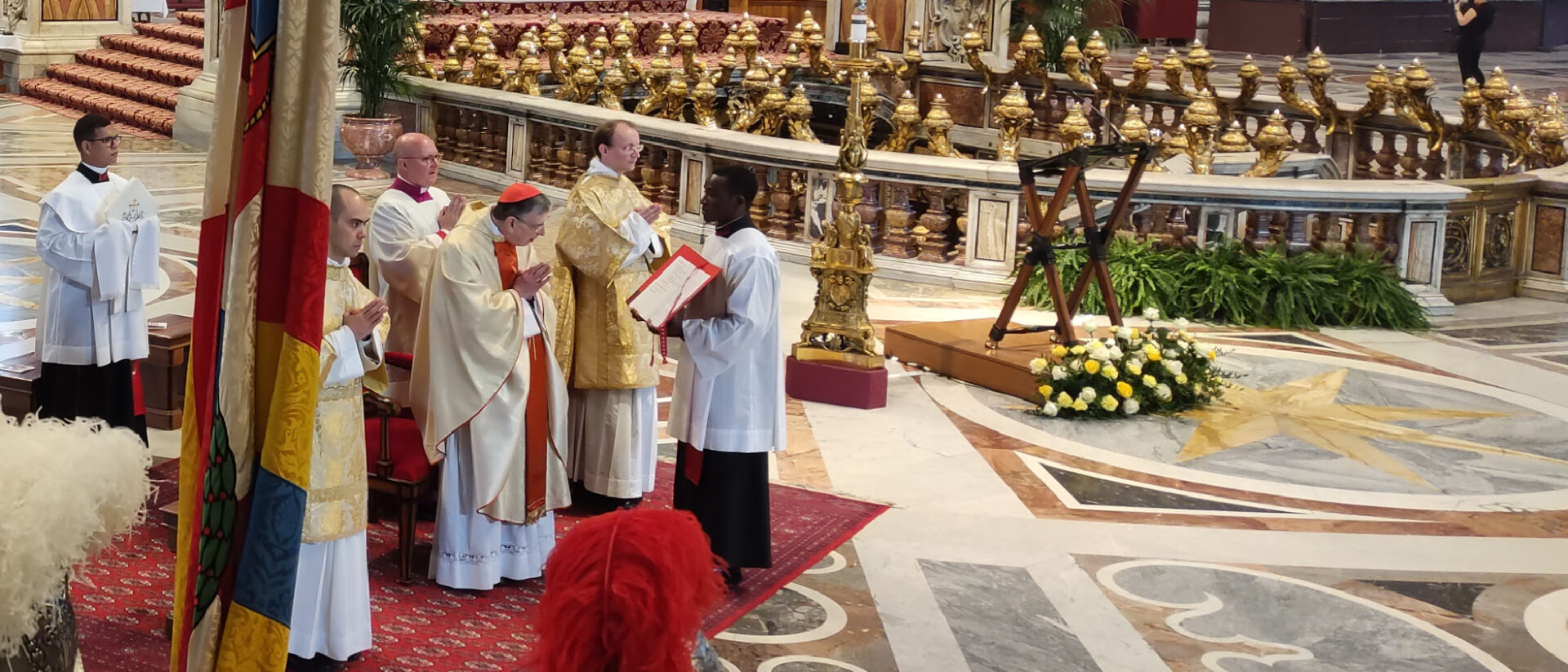 Le cardinal Kurt Koch a célébré la messe pour les futurs gardes suisse qui prêteront serment dans l'après-midi du 6 mai | © Jacqueline Straub/kath.ch