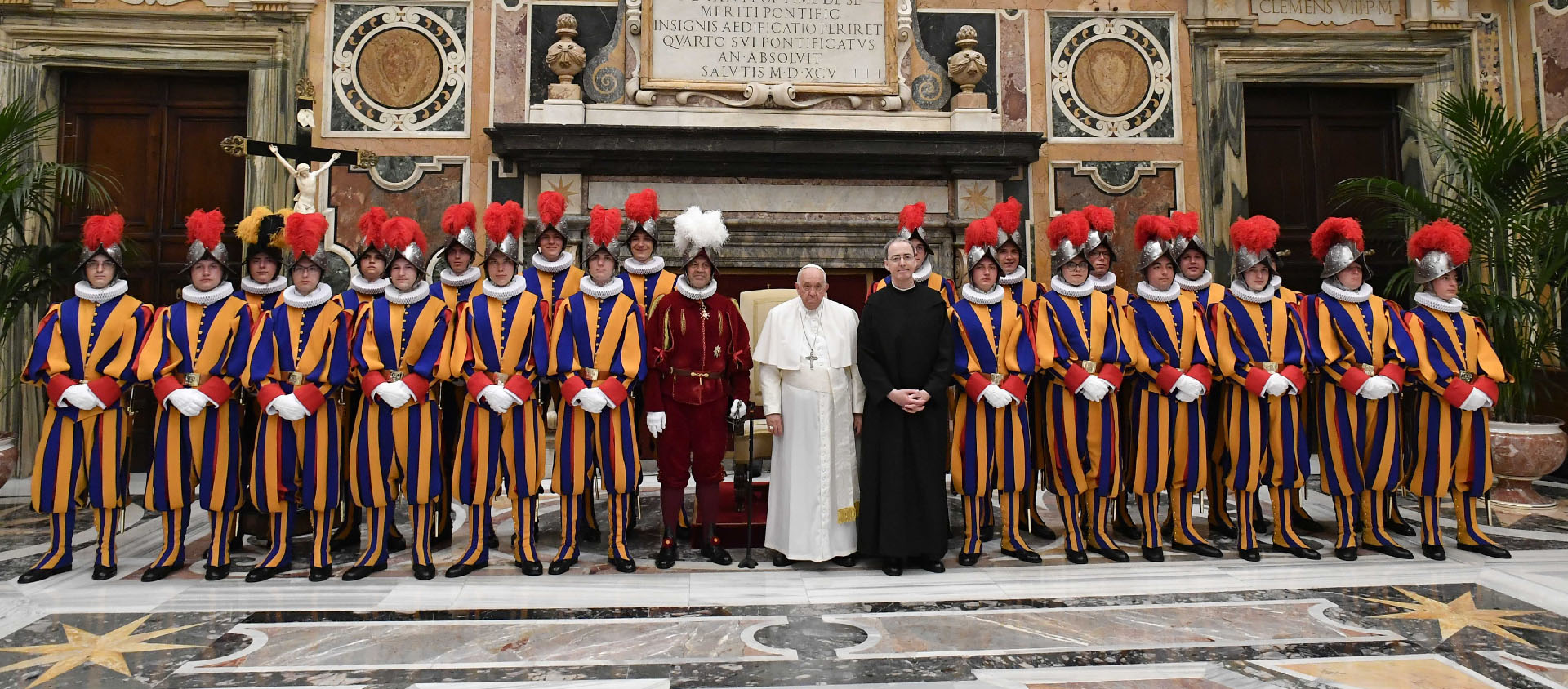 La Garde est «un environnement de formation humaine et chrétienne pour tous», a assuré le pape | © Vatican News
