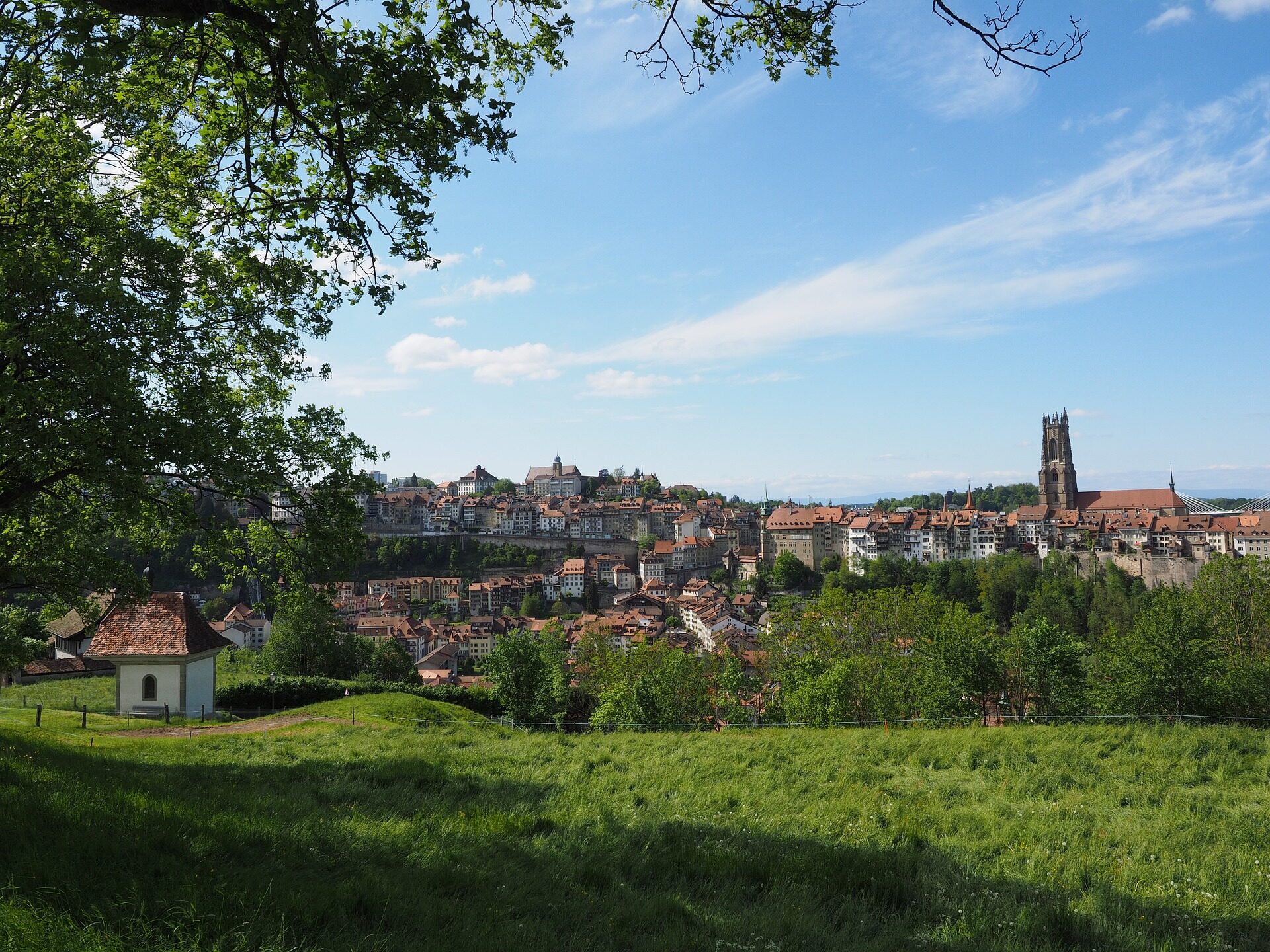 Vue sur la ville de Fribourg | © Hans/Pixabay